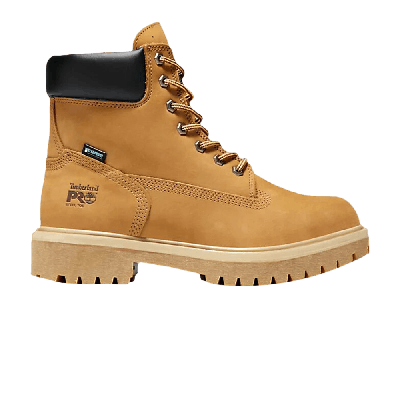 Pre-owned Timberland 6 Inch Pro Direct Attach 'wheat Nubuck' In Brown