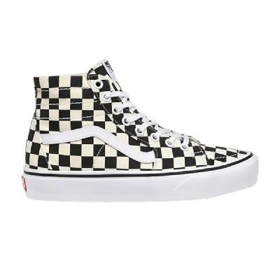 Pre-owned Vans Sk8-hi Tapered 'checkerboard - Black'