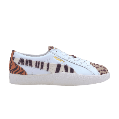 Pre-owned Puma Wmns Love 'wildcats' In White