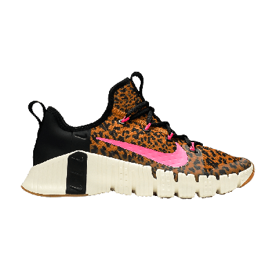 Pre-owned Nike Wmns Free Metcon 3 'leopard Print' In Brown