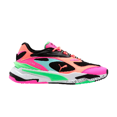 Pre-owned Puma Wmns Rs-fast 'block Pink' In White