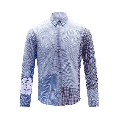 Pre-owned Mcq By Alexander Mcqueen Fragment Shirt 'recycled Blue'