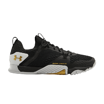 Pre-owned Under Armour Wmns Reign 2 Tribase 'black Metallic Gold Luster'