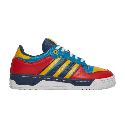 Pre-owned Adidas Originals Human Made X Rivalry Low 'scarlet Aqua' In Blue
