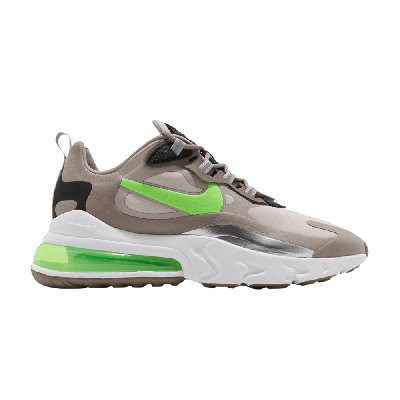 Pre-owned Nike Air Max 270 React 'moon Particle Electro Green' In Brown
