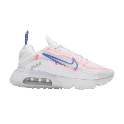 Pre-owned Nike Wmns Air Max 2090 'white Flash Crimson'