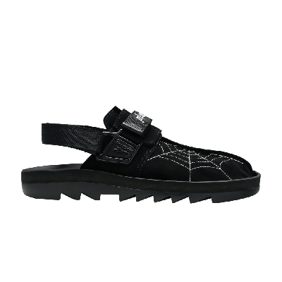 Pre-owned Reebok Pleasures X Beatnik Sandal 'spider' In Black