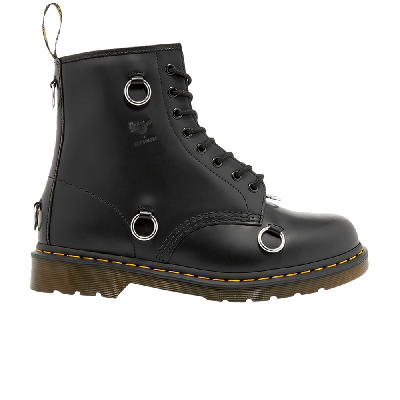 Pre-owned Dr. Martens Raf Simons X 1460 Smooth 'black'