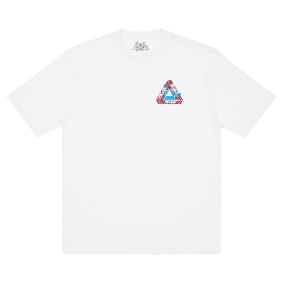 Pre-owned Palace Kids'  Tri-zooted Shakka T-shirt 'white'