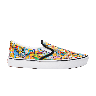 Pre-owned Vans The Simpsons X Comfycush Slip-on 'springfield' In Multi-color