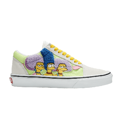 Pre-owned Vans The Simpsons X Old Skool 'the Bouviers' In White