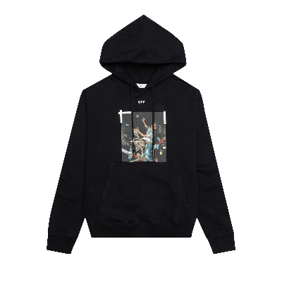 Pre-owned Off-white Pascal Print Slim Hoodie 'black/white'