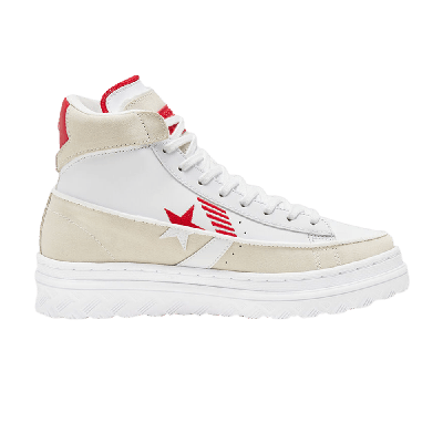 Pre-owned Converse Pro Leather X2 High 'rivals Pack - White University Red'