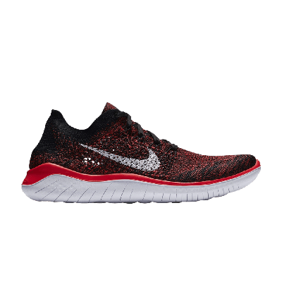 Pre-owned Nike Free Rn Flyknit 2018 'bright Crimson' In Red