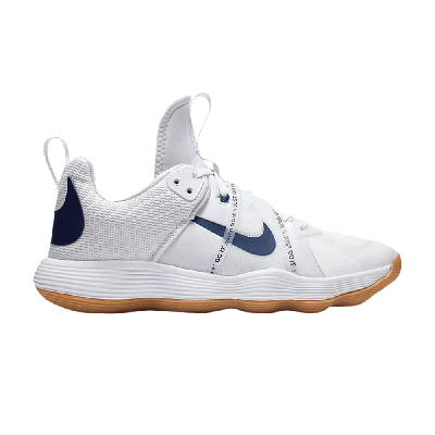 Pre-owned Nike Wmns React Hyperset 'blue Void Gum' In White