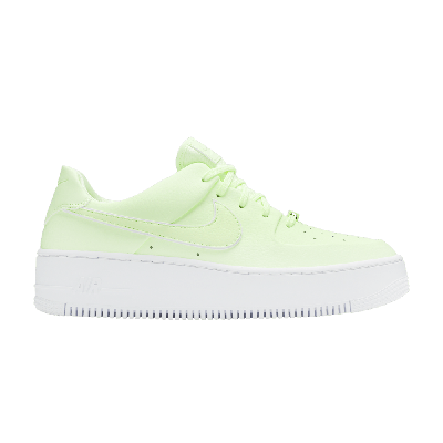 Pre-owned Nike Wmns Air Force 1 Sage Low 'barely Volt' In Green