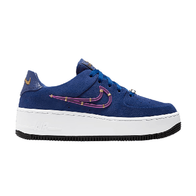 Pre-owned Nike Wmns Air Force 1 Sage Low Lx 'deep Royal Blue'
