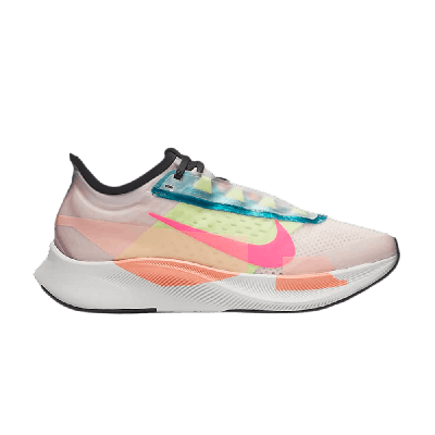 Pre-owned Nike Wmns Zoom Fly 3 Premium 'barely Rose Pink Blast' In White