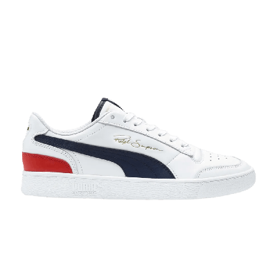 Pre-owned Puma Ralph Sampson Low 'red Surf The Web' In White