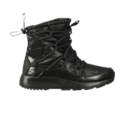 Pre-owned Nike Wmns Tanjun High Rise 'triple Black'