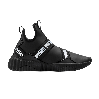 Pre-owned Puma Wmns Defy Mid 'matte Black'