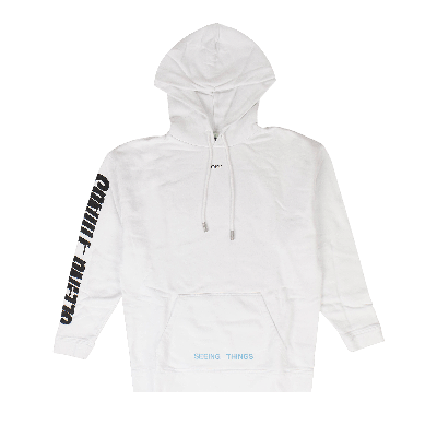 Pre-owned Off-white Photocopy Hooded Sweatshirt 'white'