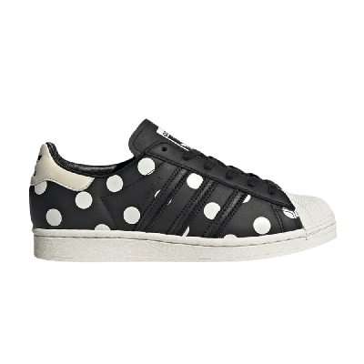Pre-owned Adidas Originals Wmns Superstar 'polka Dot Print' In Black