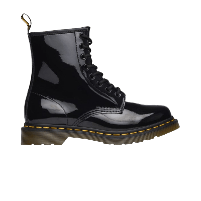 Pre-owned Dr. Martens' Wmns 1460 Patent Lamper 'black'