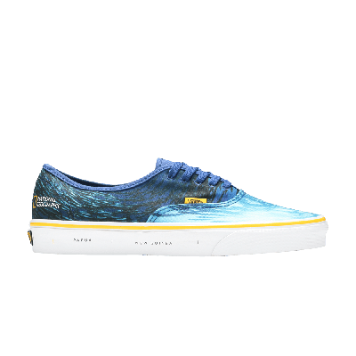 Pre-owned Vans National Geographic X Authentic 'ocean' In Blue
