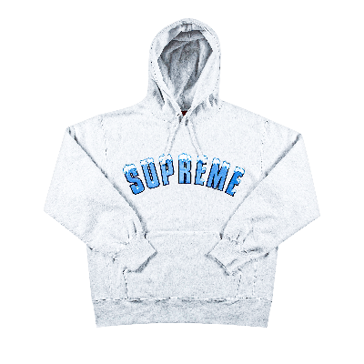 Pre-owned Supreme Icy Arc Hooded Sweatshirt 'ash Grey'