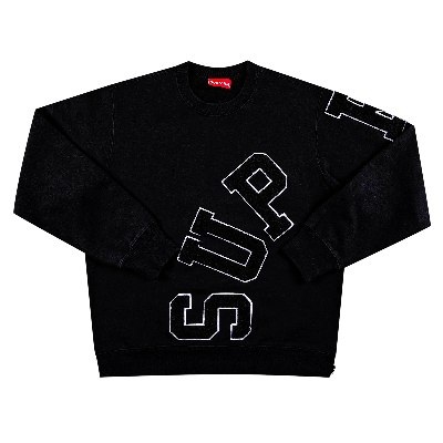 Pre-owned Supreme Big Arc Crewneck 'black'