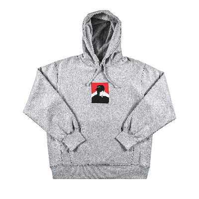Pre-owned Supreme Portrait Hooded Sweatshirt 'heather Grey'