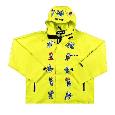 Pre-owned Supreme X Smurfs Gore-tex Shell Jacket 'bright Pre-owned Supreme X Smurfs Gore-tex Shell Jacket 'bright