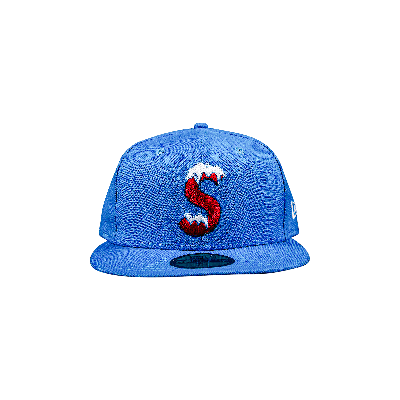 Pre-owned Supreme X New Era S Logo 'bright Blue'