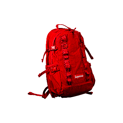 Pre-owned Supreme Backpack 'dark Red'