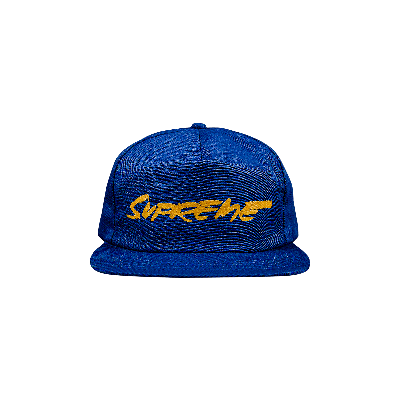 Pre-owned Supreme Futura Logo 5-panel 'light Navy' In Blue