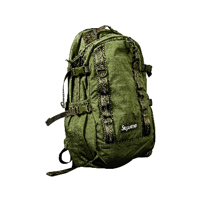 Pre-owned Supreme Backpack 'olive' In Green