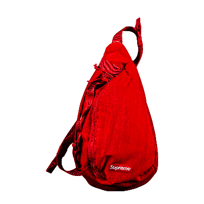 Pre-owned Supreme Sling Bag 'dark Red'