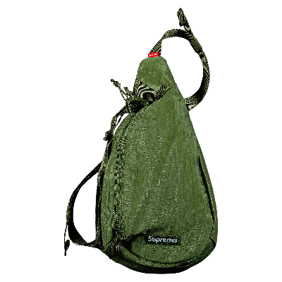 Pre-owned Supreme Sling Bag 'olive' In Green