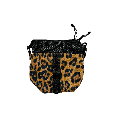 Pre-owned Supreme Neck Pouch 'leopard' In Brown