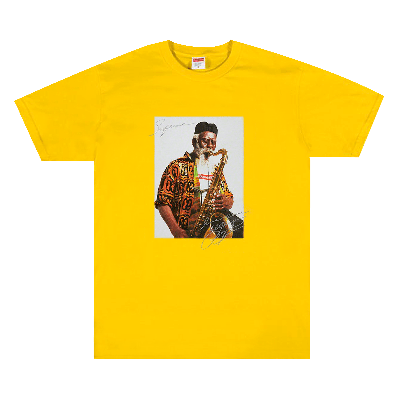 Pre-owned Supreme Pharoah Sanders Tee 'yellow'