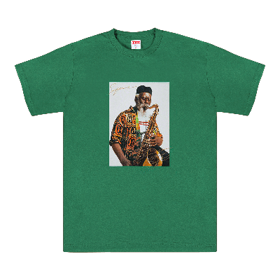 Pre-owned Supreme Pharoah Sanders Tee 'light Pine' In Green
