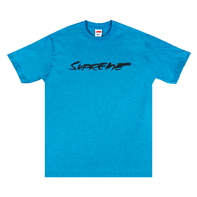 Pre-owned Supreme Futura Logo Tee 'bright Blue'