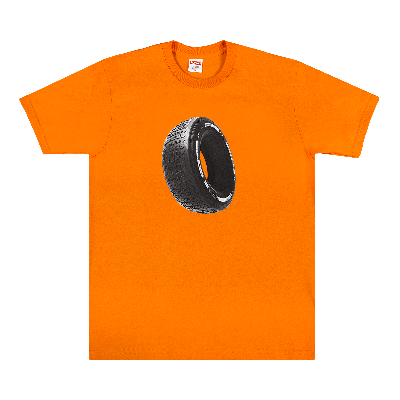 Pre-owned Supreme Tire Tee 'orange'