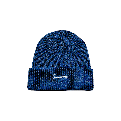 Pre-owned Supreme Loose Gauge Beanie 'light Indigo' In Blue