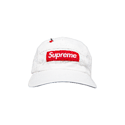 Pre-owned Supreme Zip Mesh Camp Cap 'white'