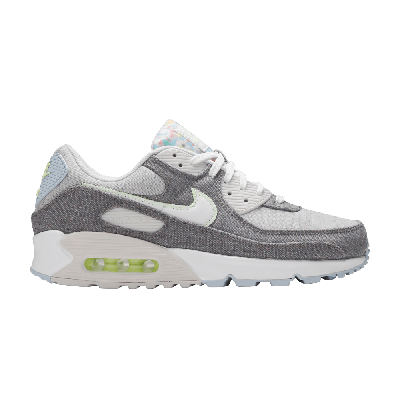Pre-owned Nike Air Max 90 'recycled Canvas Pack' In Grey