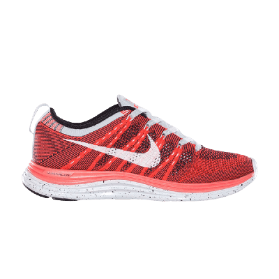 Pre-owned Nike Wmns Flyknit One+ 'bright Crimson Obsidian' In Red