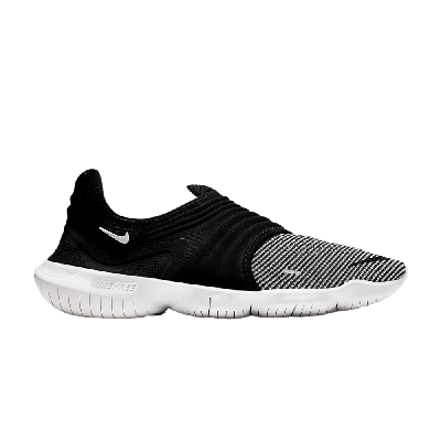 Pre-owned Nike Free Rn Flyknit 3.0 'black White'