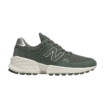Pre-owned New Balance Wmns 574 'slate Green'